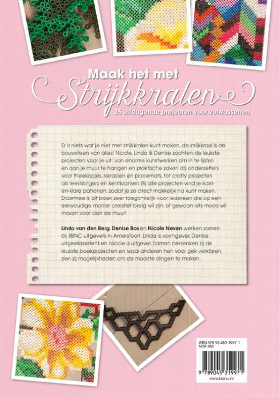 Achterkant van Maak het met strijkkralen