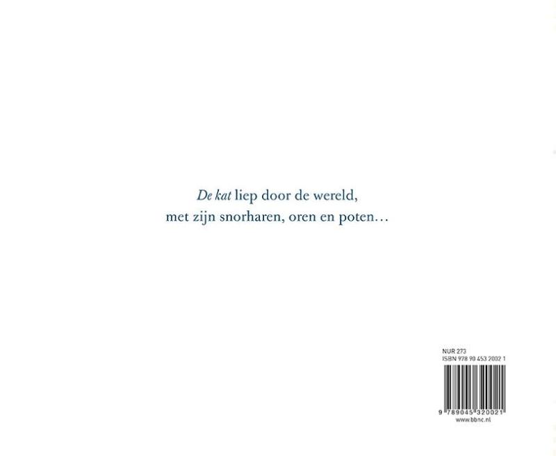 Achterkant van Iedereen zag een kat