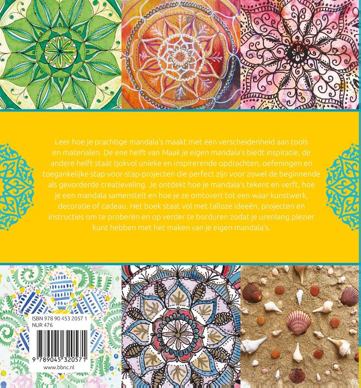 Achterkant van Maak je eigen mandala's