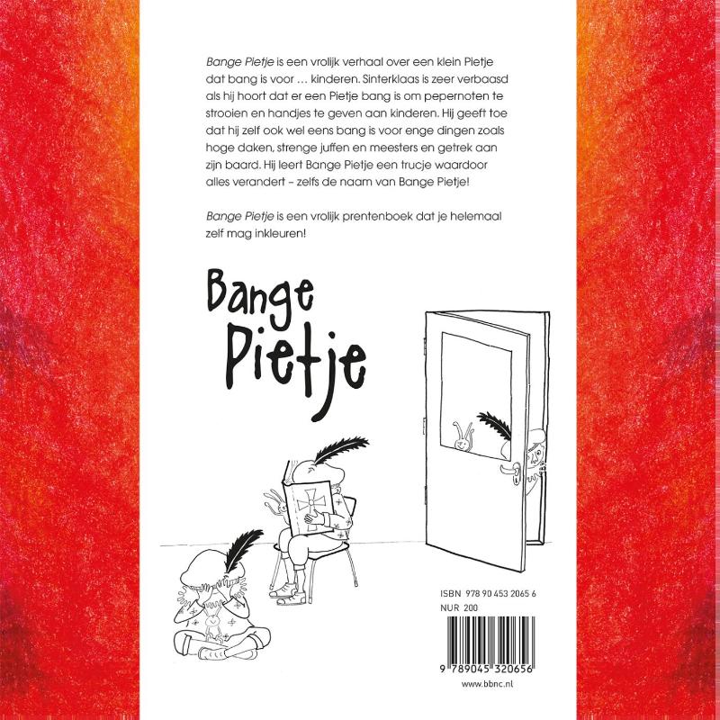 Achterkant van Bange Pietje