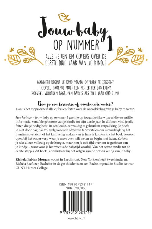 Achterkant van Jouw baby op nummer 1