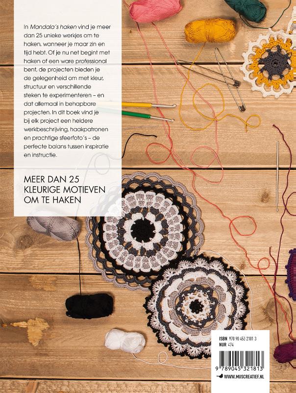 Achterkant van Mandala's haken