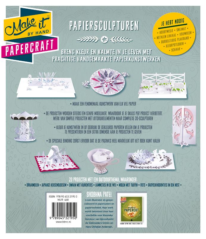 Achterkant van Papier Sculpturen