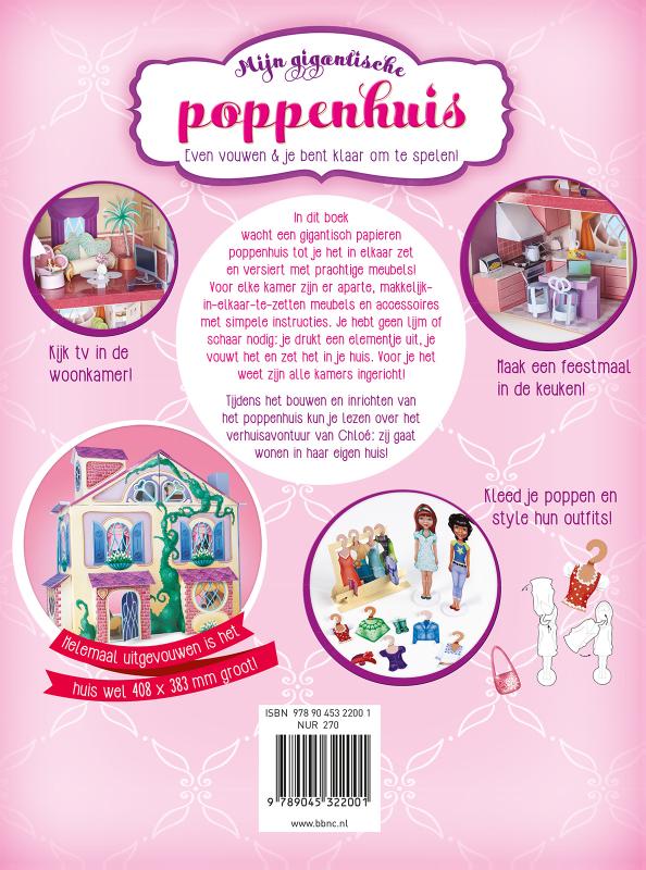 Achterkant van Mijn gigantische poppenhuis