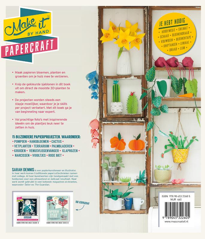 Achterkant van Papieren botanica
