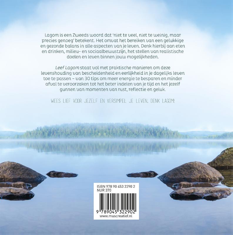Achterkant van Leef Lagom