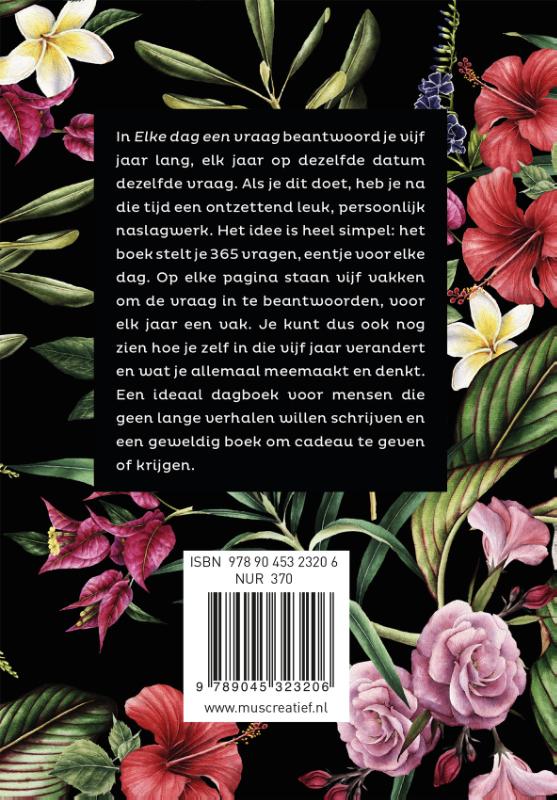 Achterkant van Elke dag een vraag