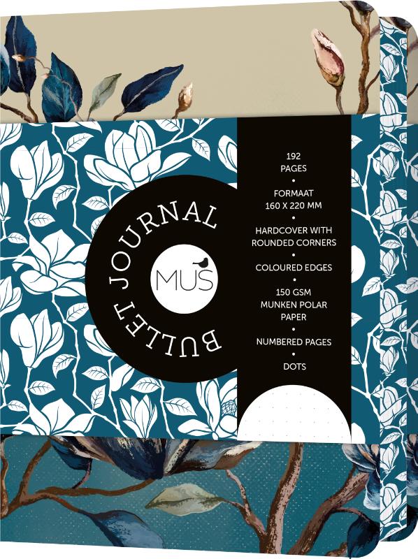 Achterkant van MUS Bullet Journal