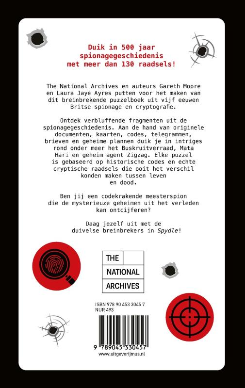Achterkant van Spydle