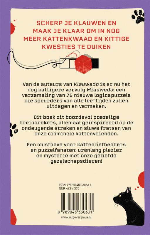 Achterkant van Miauwedo