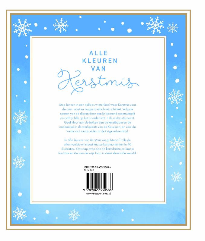 Achterkant van Alle kleuren van Kerstmis