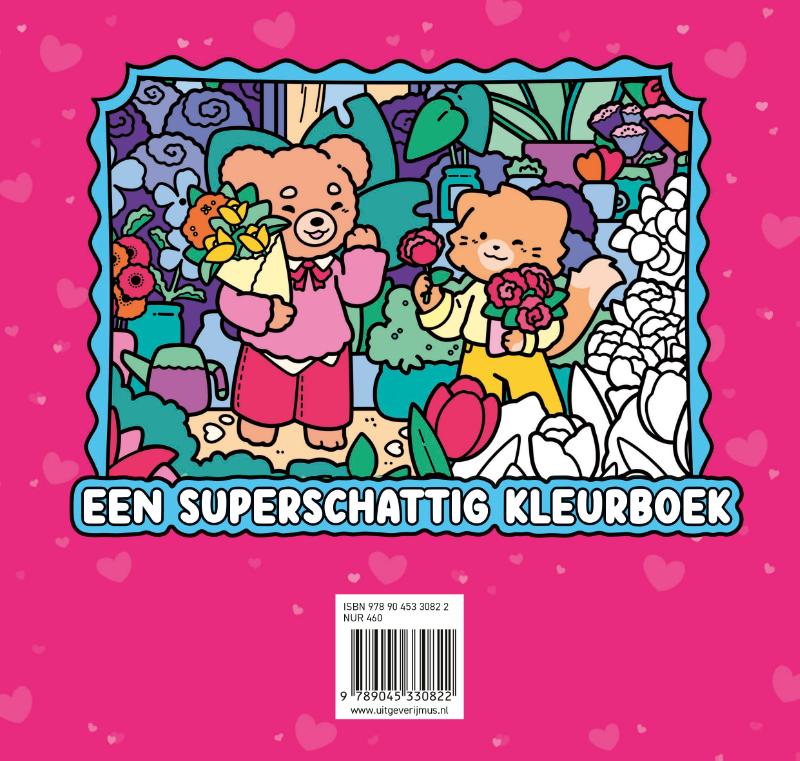Achterkant van Cute & Cosy Tortelduifjes
