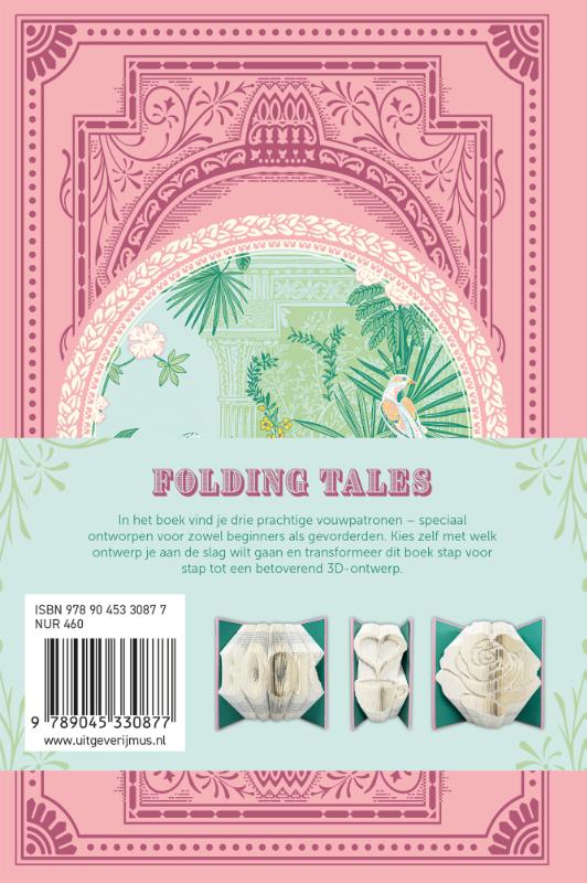 Achterkant van Folding Tales