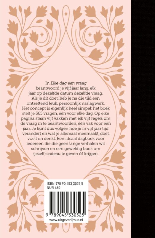 Achterkant van Elke dag een vraag