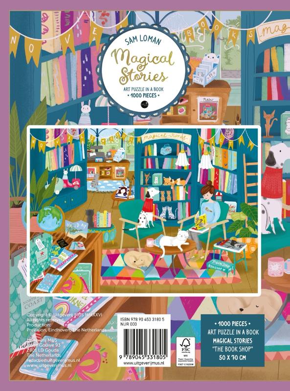 Achterkant van Boekhandel | Magical Stories