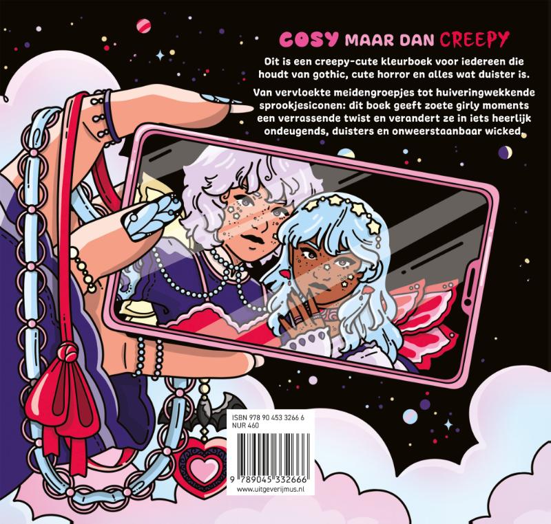 Achterkant van Cute & Cursed