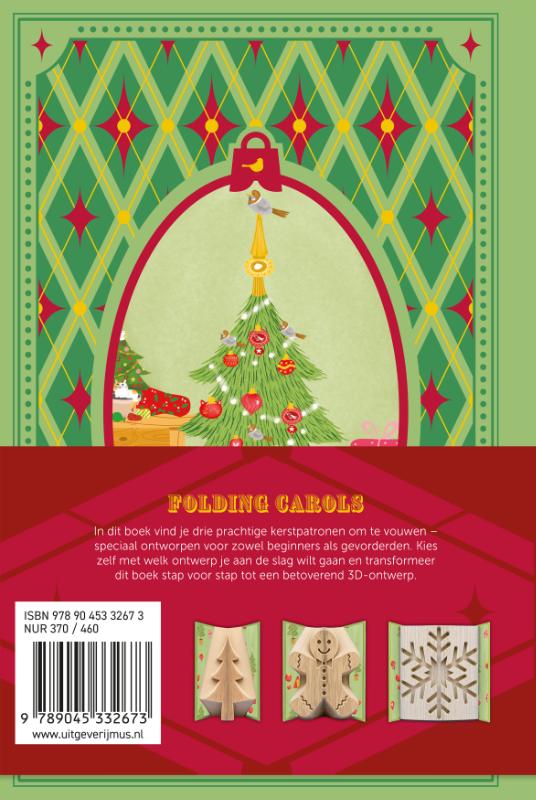 Achterkant van Folding Carols