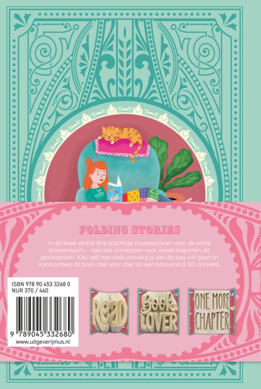 Achterkant van Folding Stories