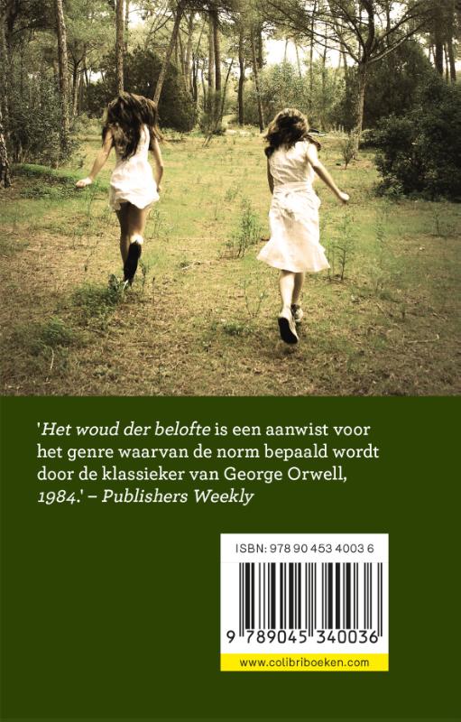 Achterkant van Woud der belofte