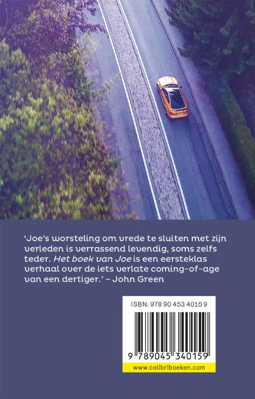Achterkant van Het boek van Joe