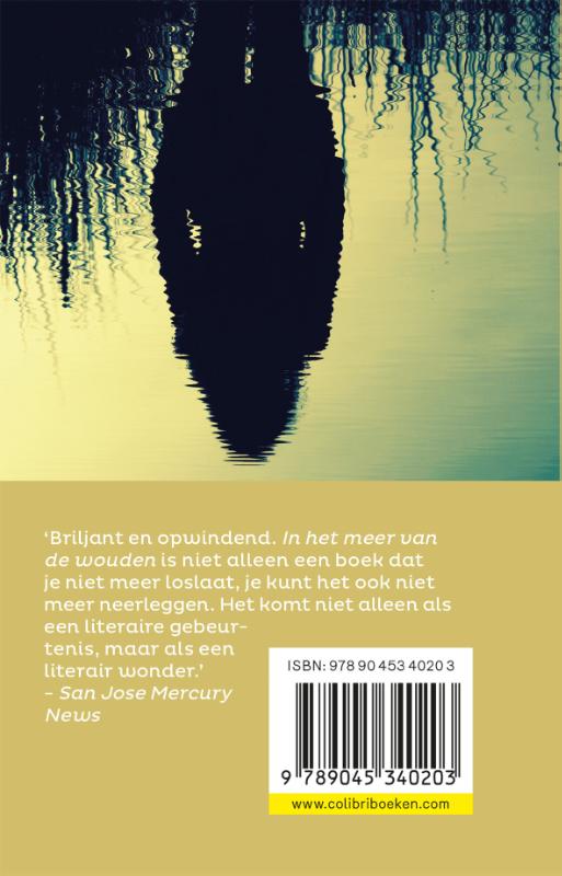 Achterkant van In het meer van de wouden