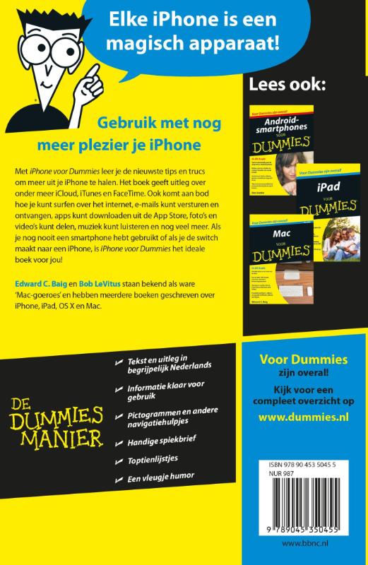Achterkant van iPhone voor Dummies