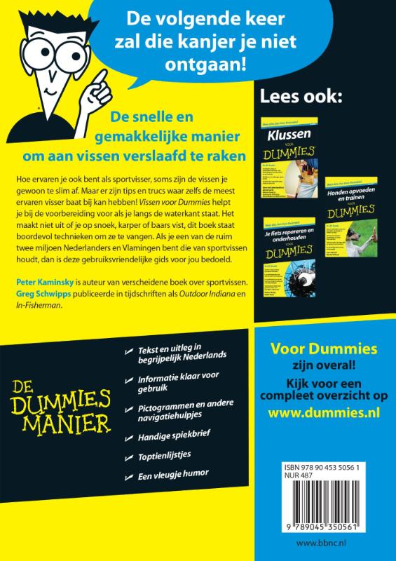 Achterkant van Vissen voor Dummies