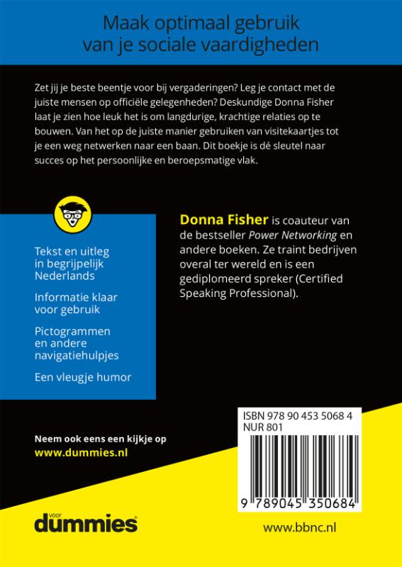 Achterkant van De kleine netwerken voor Dummies