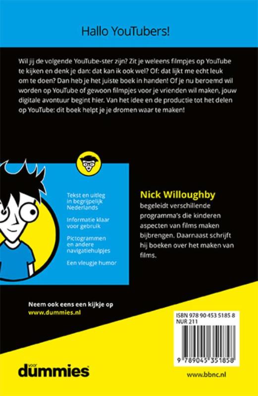 Achterkant van YouTube filmpjes maken voor kids