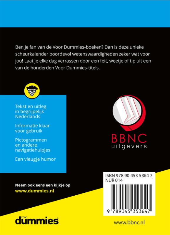 Achterkant van 2018