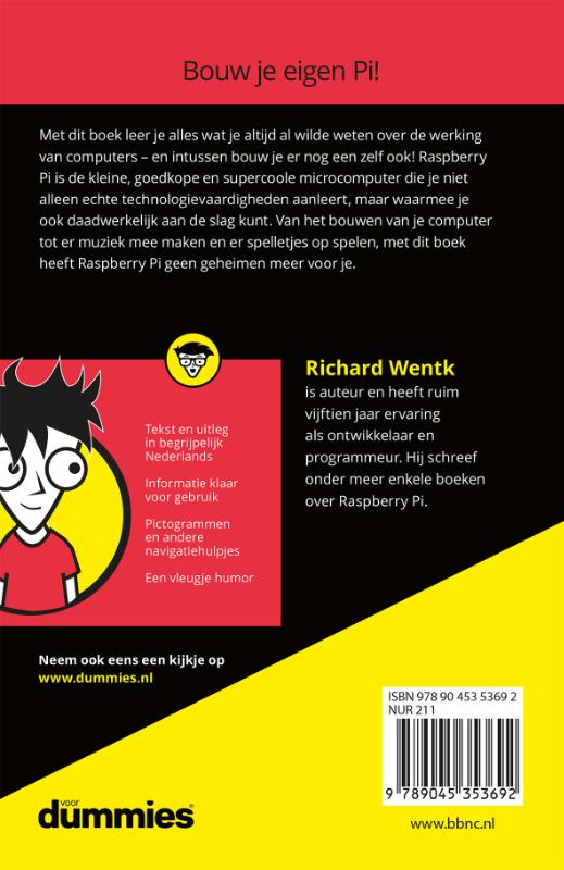 Achterkant van Raspberry Pi voor kids voor Dummies