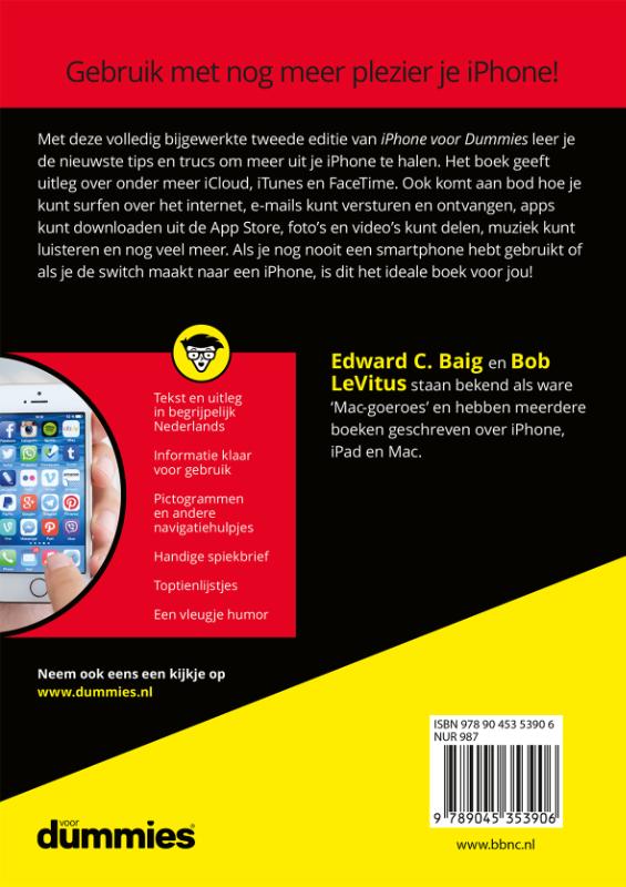 Achterkant van iPhone voor Dummies