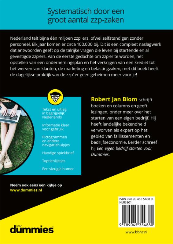 Achterkant van ZZP'en voor Dummies