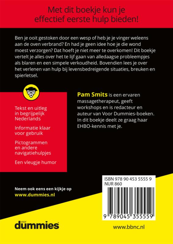 Achterkant van De kleine EHBO voor Dummies