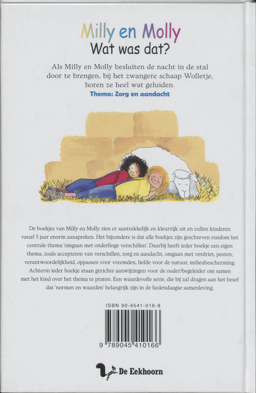 Achterkant van Milly en Molly wat was dat?