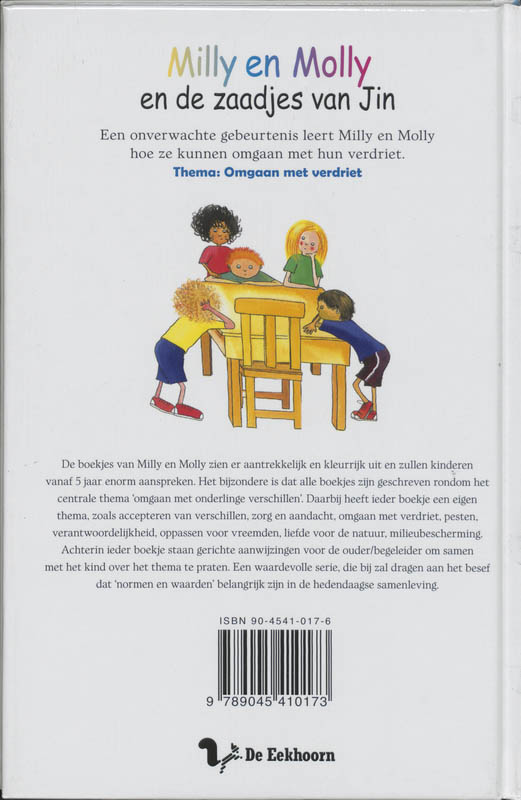 Achterkant van Milly en Molly en de zaadjes van Jin