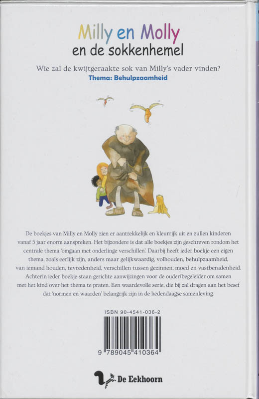 Achterkant van Milly en Molly en de Sokkenhemel