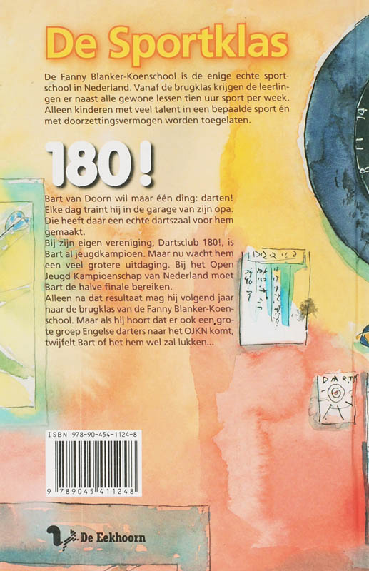 Achterkant van 180! darten