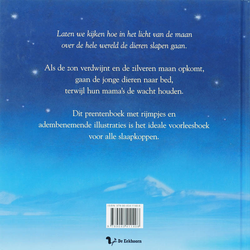 Achterkant van Ik hou van jou, kleine slaapkop