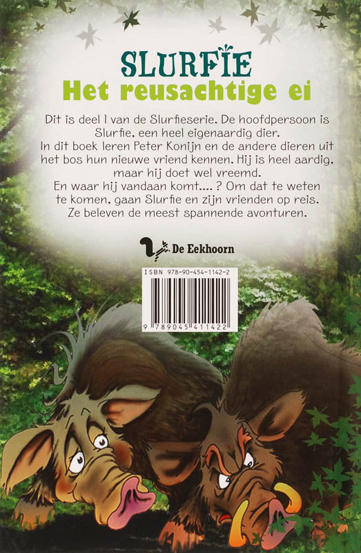 Achterkant van Het reusachtige ei