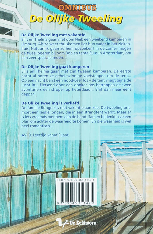 Achterkant van De Olijke Tweeling Omnibus