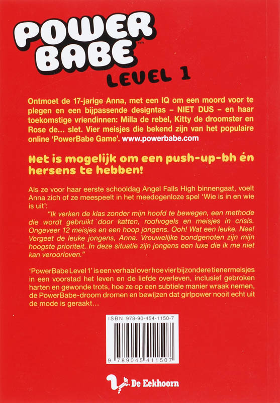 Achterkant van Powerbabe Level 1