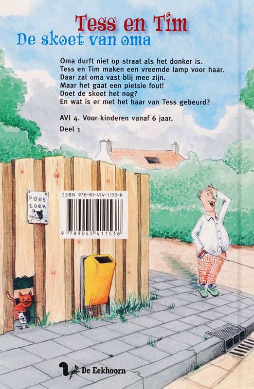 Achterkant van De skoet van oma