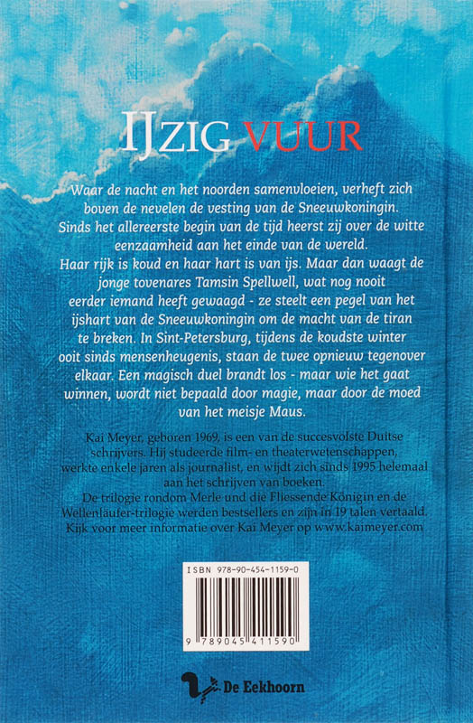 Achterkant van IJzig Vuur