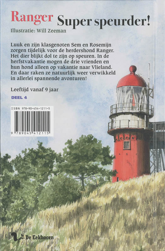 Achterkant van Super speurder