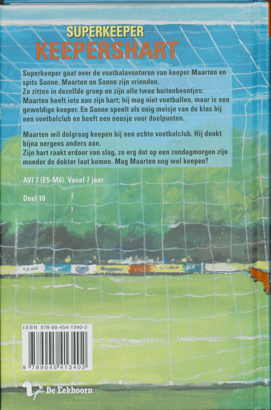 Achterkant van Keepershart