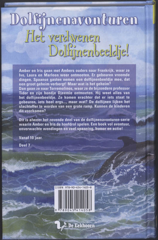 Achterkant van Het verdwenen Dolfijnenbeeldje!