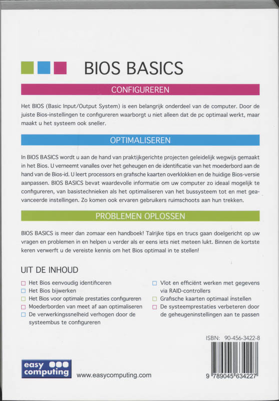 Achterkant van Bios basics