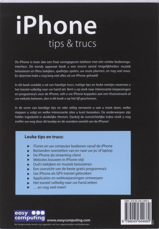 Achterkant van iPhone - tips & trucs