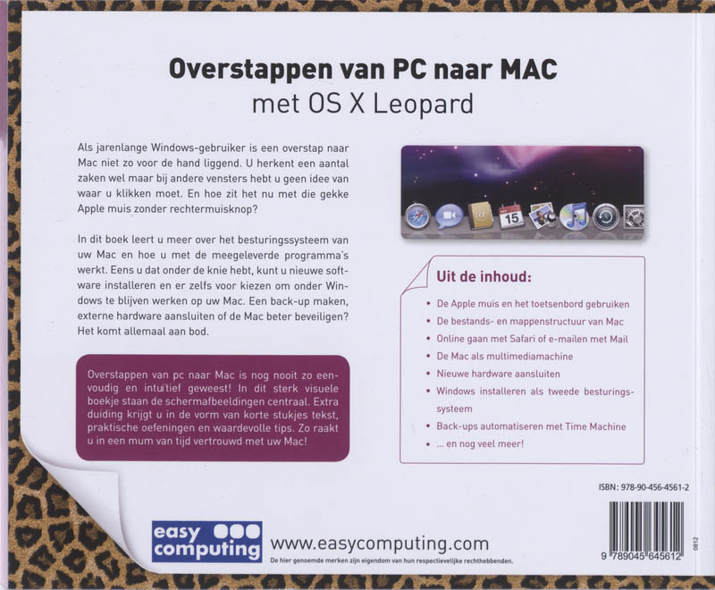 Achterkant van Overstappen van PC naar MAC